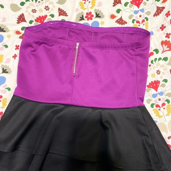 MXM Purple and Black Women's bando top - Picture 4 of 6